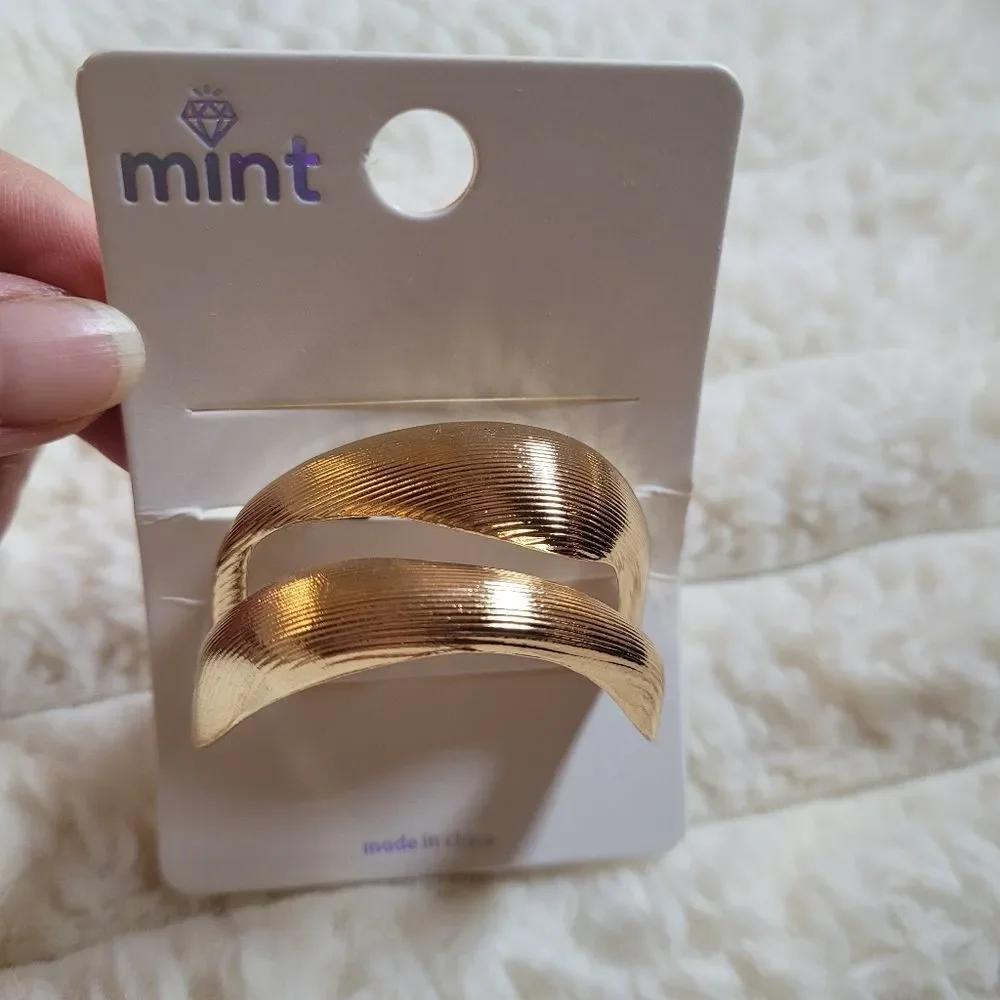 Mint Gold Women's Elegant Hair Tie